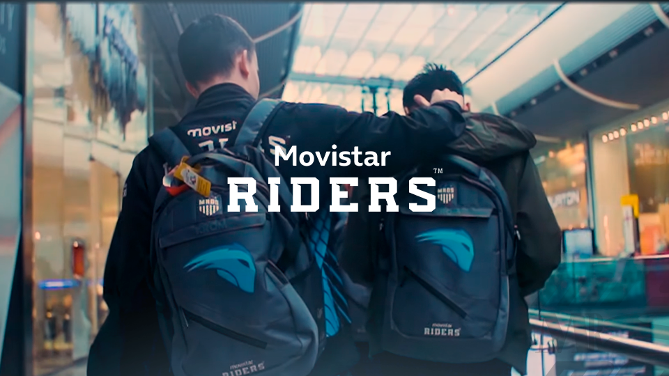 Mochila Roja Atlético de Madrid Movistar Riders ATLÉTICO DE MADRID MOVISTAR  RIDERS
